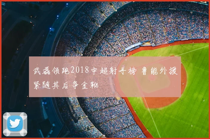 武磊领跑2018中超射手榜 鲁能外援紧随其后争金靴